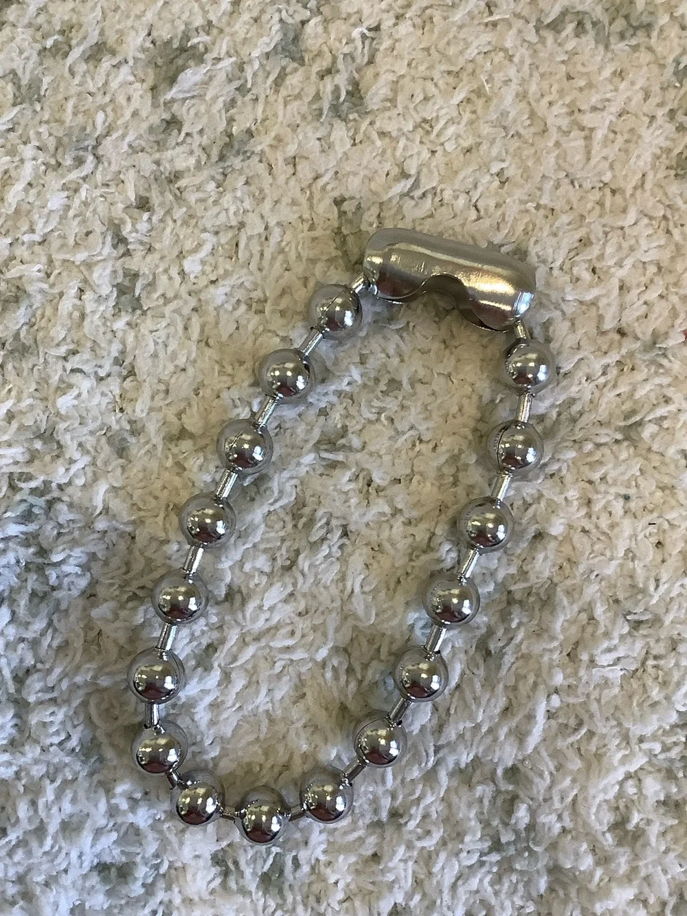 Giant Ball Chain Bracelet Men or Womens NWT 8.50” Stainless steel